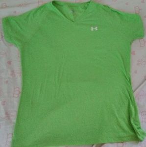 Under armor green shirt